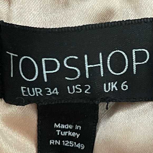 Topshop Camouflage Bomber Jacket (Size 2 US/UK 6) - Green, Taupe, Black & Gold - Picture 12 of 12